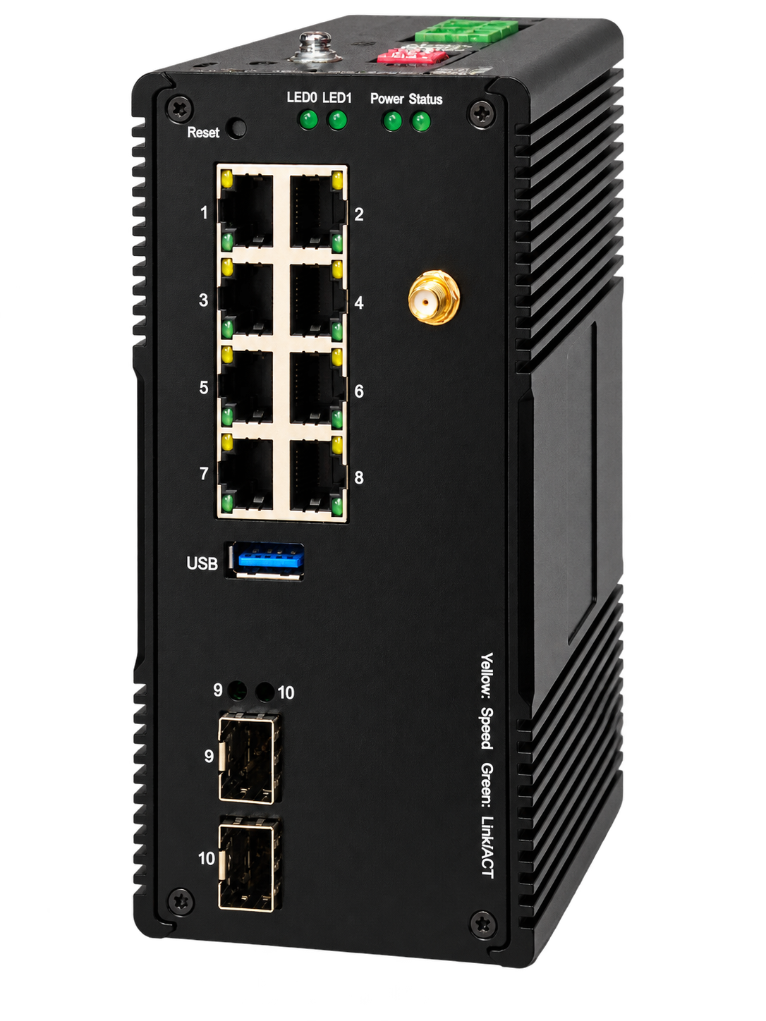 Pinus3022-S 导轨式工业路由器
