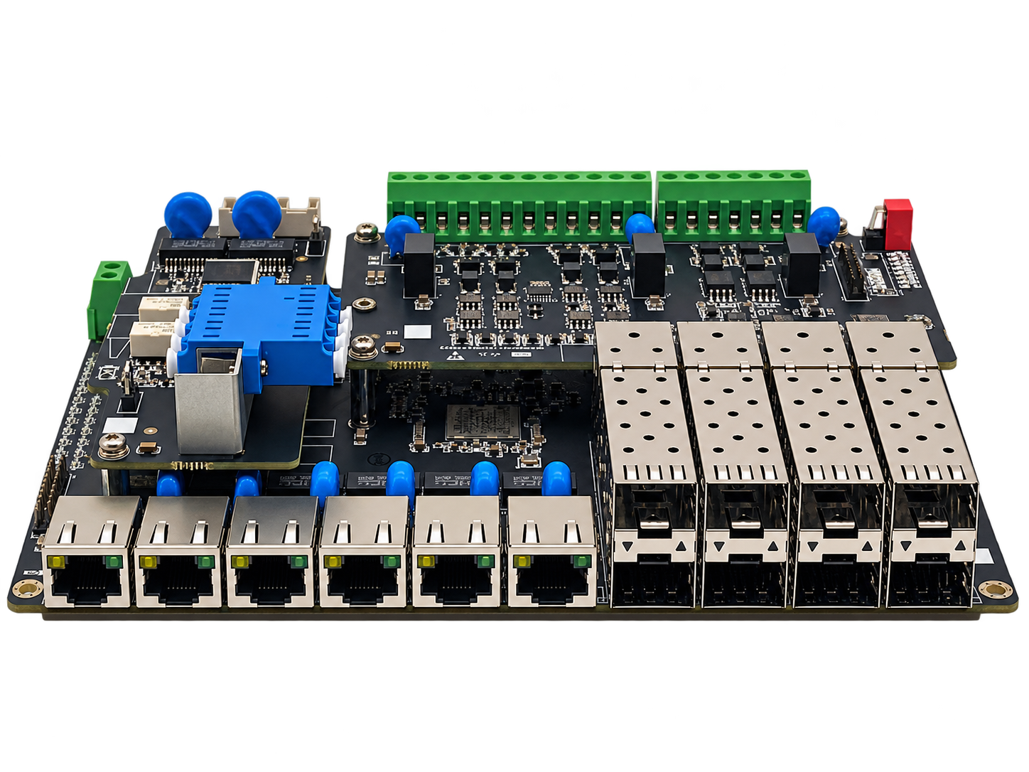 MB-EXIS2360-6GT8GS4RS2CAN-BP Intrinsically Safe Managed Switch Board