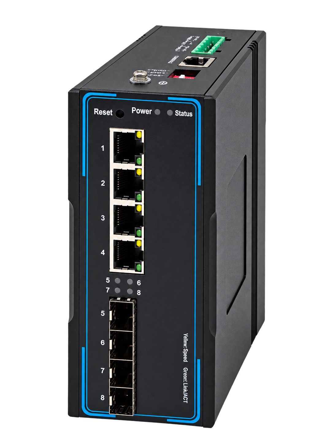 PS2360-4GT4GS-DL Layer 2 Managed Industrial Ethernet Switch