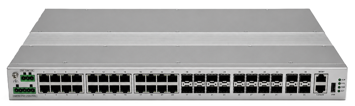 PSDG5510-16GT8GS8GC4XS-2AC 三层管理型工业交换机